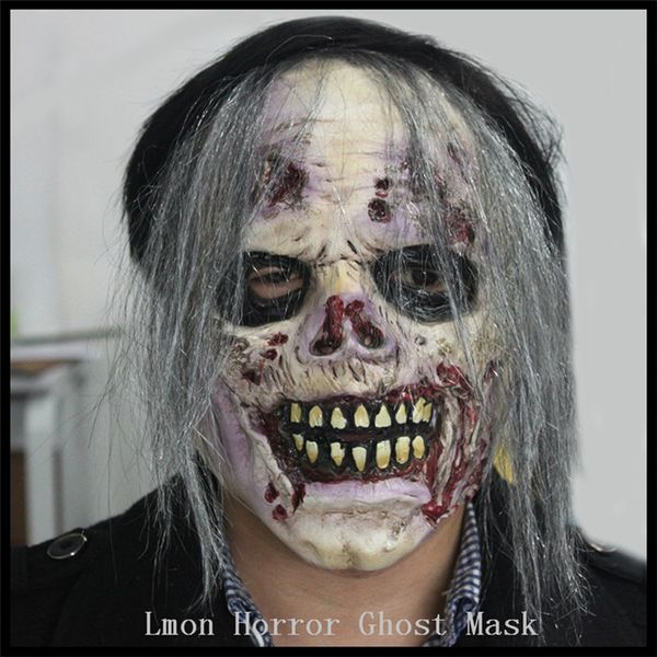

super horror ghost parasite zombie mask - scary mask with blood - horror halloween mask skull latex mask ing