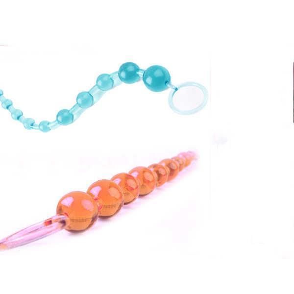 Home Adult Sex Toy Silicone Chain Anal Butt Beads Stimulator Orgasm Plug Gift X1 #T701