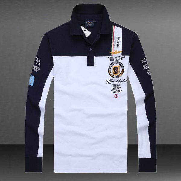 

Осень зима 2017 новая мода мужская отворотом воротник 100% хлопок с длинным рукавом ф