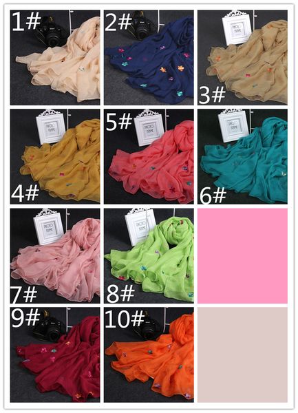 

chiffon scarves fashion wraps ladies women spring autumn candy color scarf gorgeous shawl casual fashion ring accessories, 10 colors choose, Blue;gray