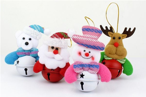 

christmas dolls. snowman doll. santa claus doll. christmas deer doll. christmas tree ornaments. christmas goods. little bell. ornaments