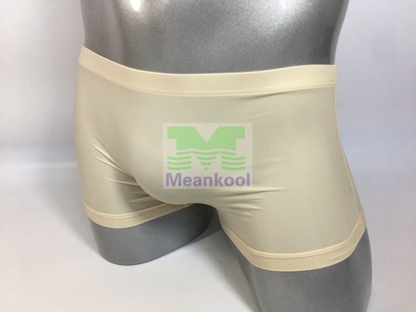 wholesale JQK mutande di seta di ghiaccio da uomo boxer sexy ultra sottile trasparente vedere attraverso boxer da uomo biancheria intima sexy 405