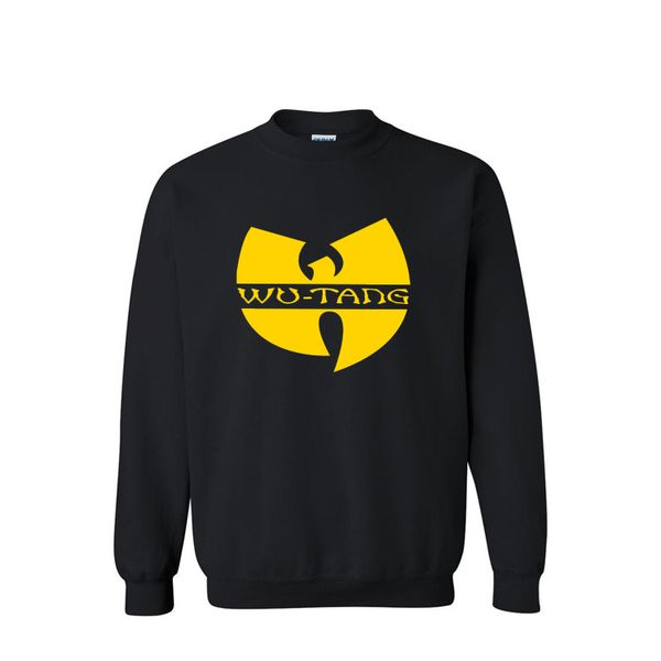 

wholesale-men hoodies fashion 2016 new hip hop wu-tang clan printing men's sportswear cotton hoodie sweatshirt, Black