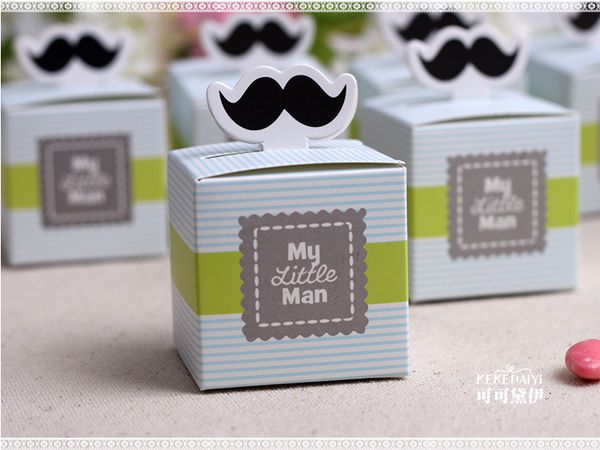 My Little Man Cute Mustache Baby Shower Favors Baby Shower