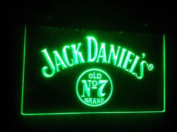 

b-57 Джек Виски бар пивной паб LED Neon Sign вывески в оформлении держателя для стен