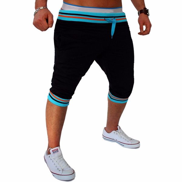 

wholesale-2016 men's brand summer candy color shorts solid gym sports shorts men casual loose basketball shorts bermuda plus size -2xl, White;black