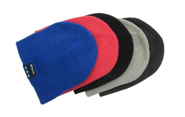 Toptan Yeni Moda Beanie Şapka Kap Kablosuz Bluetooth Kulaklık Akıllı Kulaklık kulaklık Hoparlör Mic Kış Açık Spor Stereo Müzik Şapka