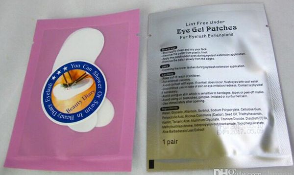 

100pairs under eye pads the thinest lint eye gel patches for eyelash extension ing