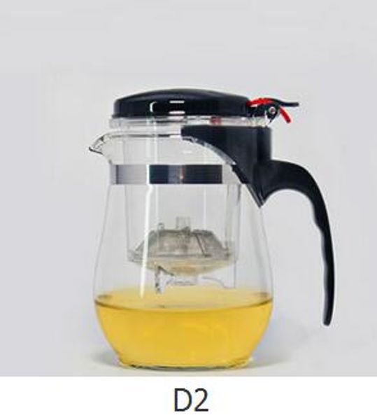 

fashion 500ml heat resistant glass tea pot flower tea set puer kettle coffee teapot