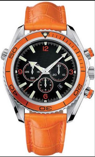 

Высокое качество рождественский подарок мужские часы с автоматическим механизмом кожаный ремешок механический CO-AXIAL человек планеты океан мужские часы
