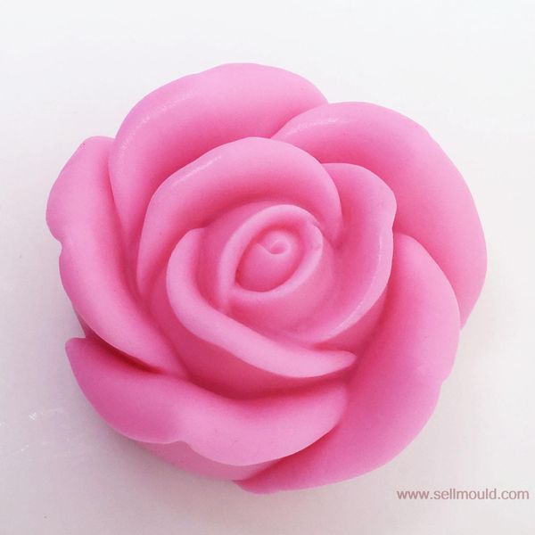 Stampo in silicone per sapone 3D Rose Stampo per gel di silice Stampi per candele in silicone Stampo per decorazione all'ingrosso AX020