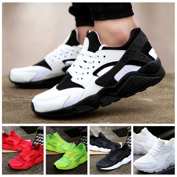 

2018 chaussures new air huarache running shoes for men & women sneakers sport huaraches ultra shoes trainers size us 5.5-12