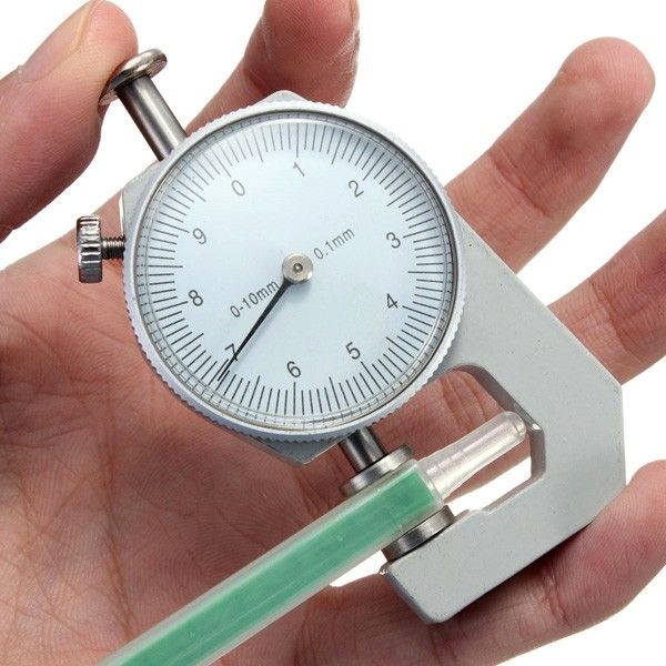 

Thickness Gauge Tester Measure Leathercraft Tool 0-10mm Flat Paper Tissue