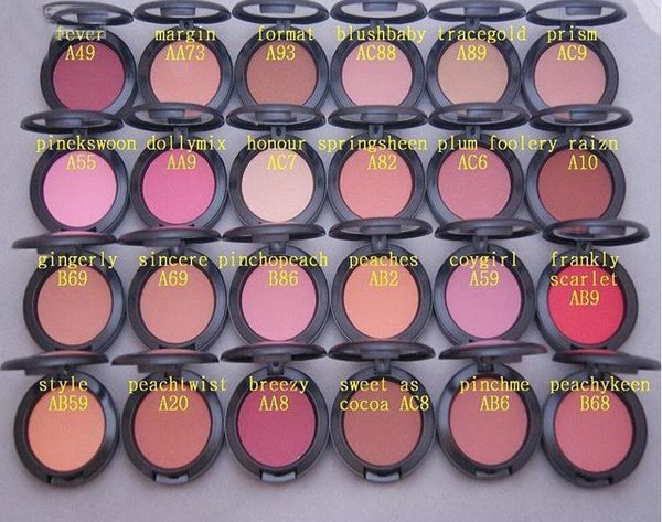 

СВОБОДНАЯ ПЕРЕВОЗКА ГРУЗА 10PCS самое низкое НОВОЕ изображение Shimmer Blush 24 цвета Нет зеркал нет brus 6g Английское название