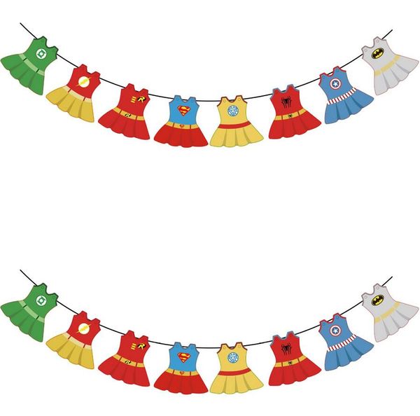 Avengers Banners Baby Girls Birthday Party Decorations Banners