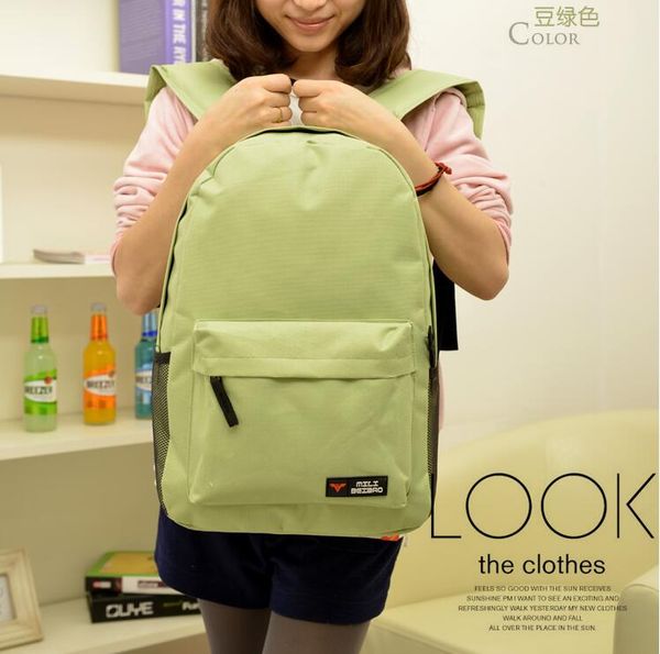 

2016 fa hion canva teenager chool bag book campu travel backpack zipper book backpack bag hipping
