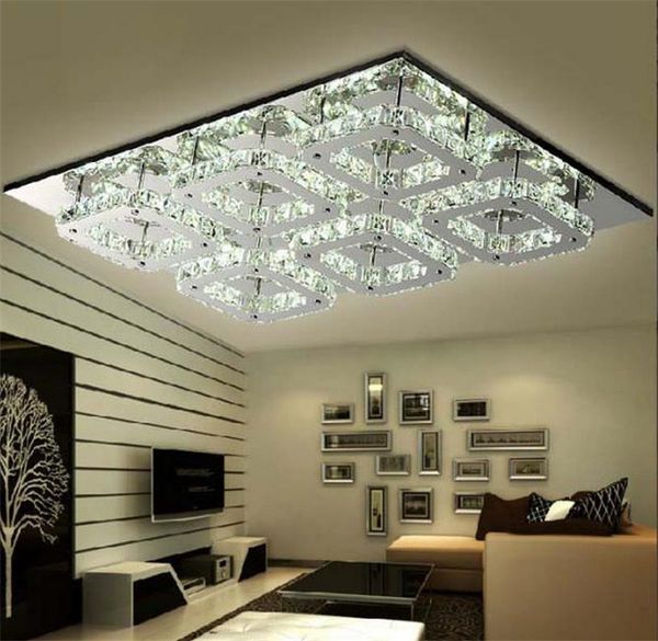 

AC 110-240 В Современный 72 Вт LED Кристалл Потолочный Светильник 6 ламп лампы lamparas de pie lus