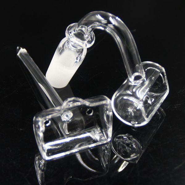 2016 Nuovo Quarzo Trogolo E Quarzo Carb Cap Quarzo Banger Nail Femmina Maschio 10mm 14mm 18mm 45 90 Gradi Bangers Nails