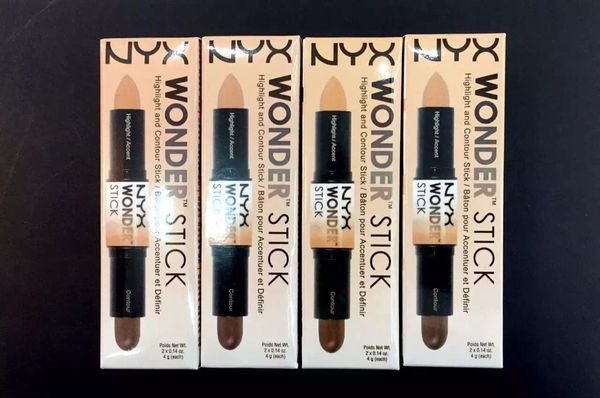 

nyx wonder stick highlight and contour stick light/medium/deep/universal color 4g ( 20 pcs/lot