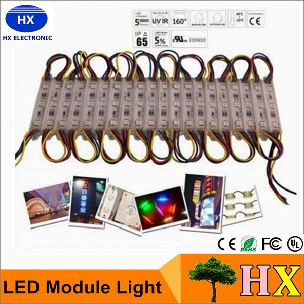 windows light lamp smd 5050 moduli led impermeabili per lettere di segno retroilluminazione a led smd5050 20pcs 3 led dc12v ip65 free