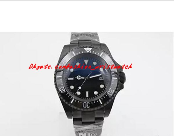 

luxury watch pvd coating 116660 men's stainless steel blue/black dial ceramic 44mm automatic mechanical men's watch quality