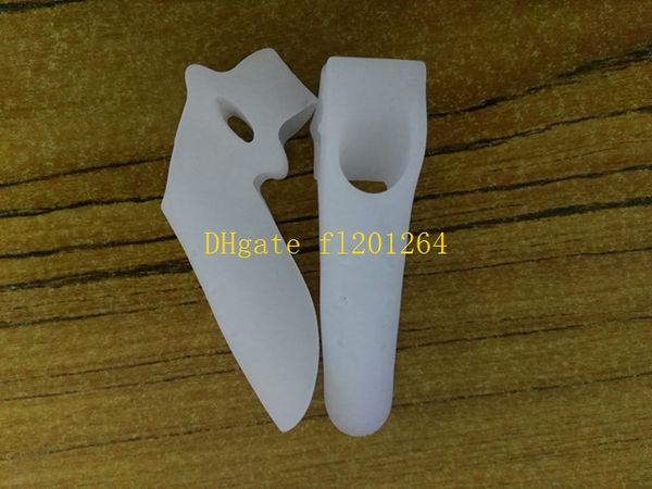 200 pz/lotto (= 100 paia) gel di silicone borsite stecca alluce separatore sovrapposizione protezione spreader piedi cura correttore salute alluce valgo