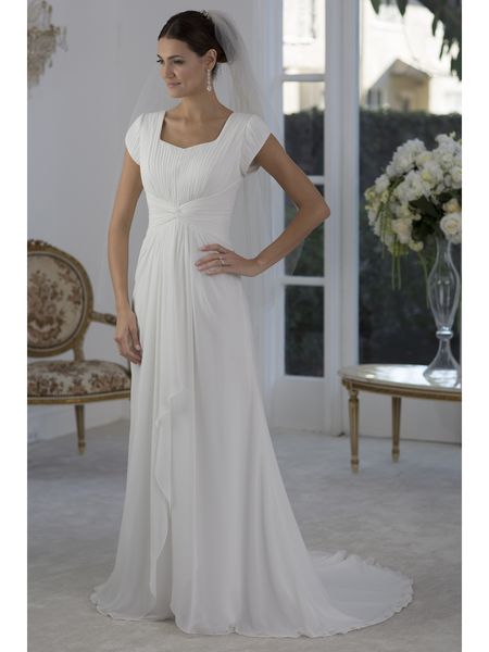 

Vestidos de casamento alinhado totallymodest