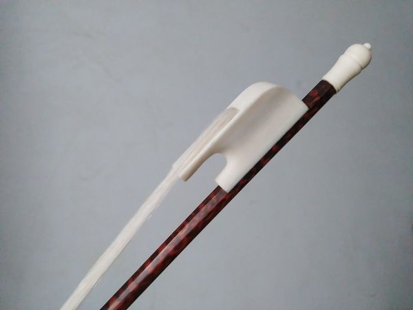 

1 pc snake wood cello bow 4/4 ox frog white horse tail hair nice quality cello bow
