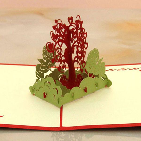 

handmade creative 3d pop up happy birthday paper greeting cards for kids boy postcard festive party supplies