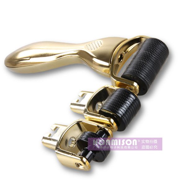 

3 в 1 derma ролик 1806001200 иглы 0.5 mm 1.0 mm 1.5 mm микро-иглы dermaroller для сбывания