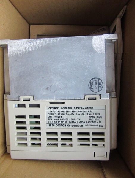 

инвертор 3g3jv-a4007 1.1 kw 400v новый и первоначально