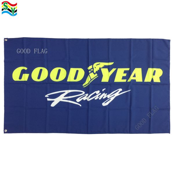 

goodflag goodyear flags banner 3x5 ft 90*150cm polyster outdoor flag