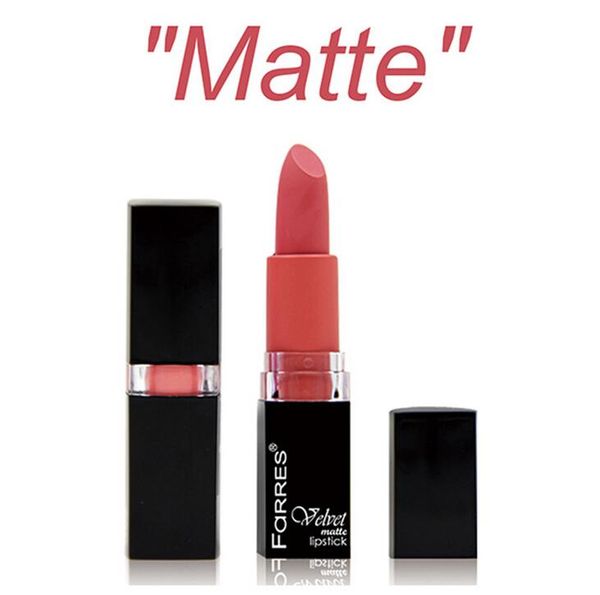 FaRRES Velvet Matte Lipstick Langlebige Make-up-Lippenstifte Marken Beauty Cosmetic 3,6 g 19 Farben DHL-freies Verschiffen