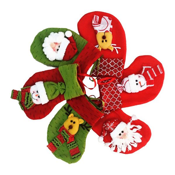 

2017 christmas gift socks decorate 18cm height 4 styles santa claus snowman patch snow gift stockings xmas sock