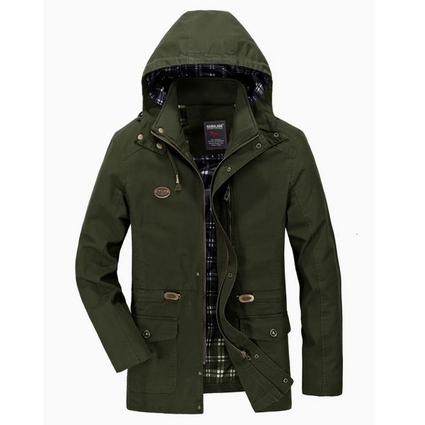 Männer Jacken Winter Herbst Herbst 2021 Mit Kapuze Casual Bomber Jacke Langarm Im Freien Mantel Windjacke 4 Farbe M-4XL