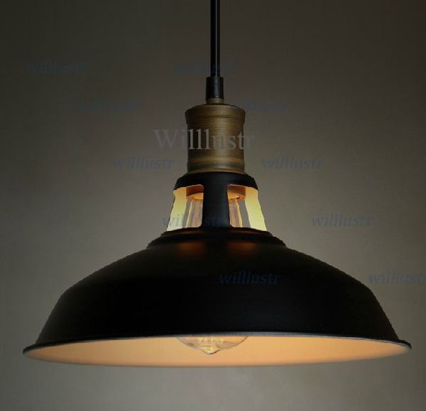 Lampada a sospensione a sospensione con paralume in metallo Lampadario Edison in stile Nord Europa lampadina a filamento illuminazione a sospensione sala da pranzo luce foyer