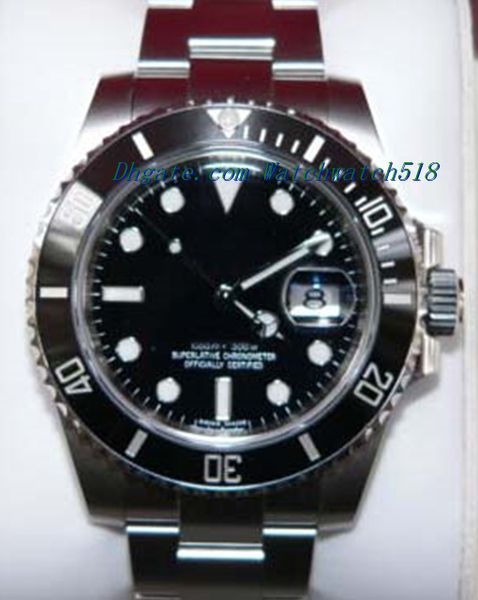 

luxury watches stainless steel bracelet automatic 116610 ceramic 40mm blue luminescent dial automatic mechanical man watch wristwatch, Slivery;brown