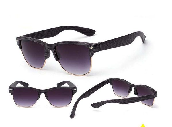 

europe fashionable polarized sunglasses sunglasses for men women wild wood grain outdoor spectacles sunglasses 7 color send dhl, White;black