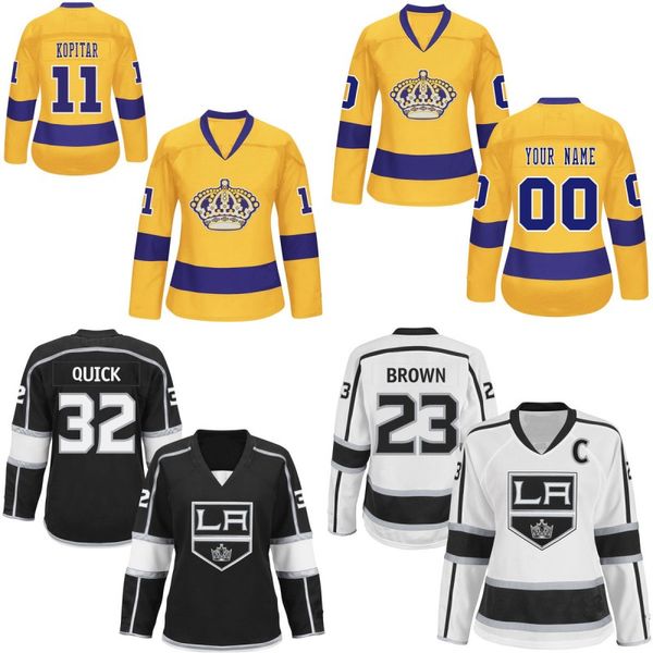 

Lady Angeles Kings Jersey 8 Drew Doughty 24 Derek Forbort 39 Adrian Kempe 74 Dwight King Custom Hockey Jerseys Any Name and Any Number