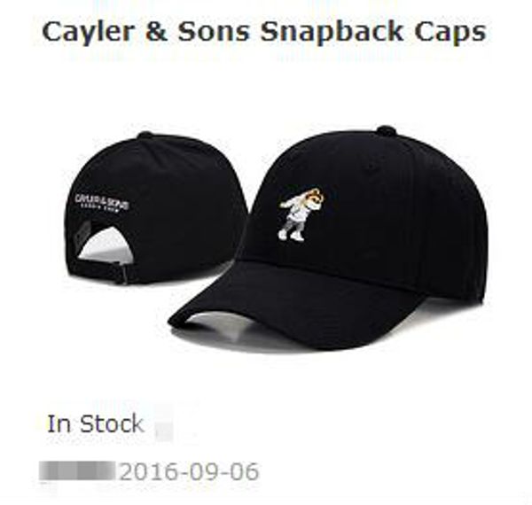 

2016 новое прибытие мода Cayler сыновья плоские шапки шляпы Snapback шляпы шапки snapback шляп