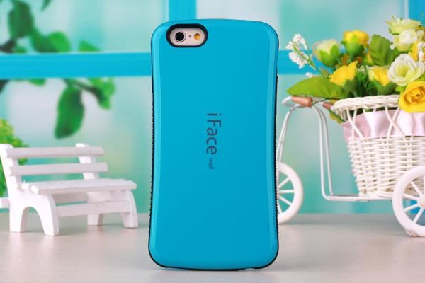 Neues Design Iface Mall Case für iPhone X Hüllen für Galaxy Note 8 S8 PLUS Shock Proof Hybrid Candy Colors Cases Opp-Paket