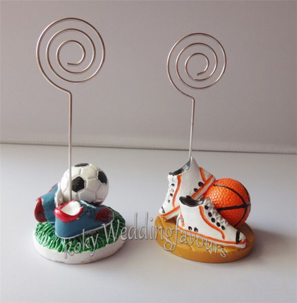 Football Place Card Holder Sports Themed Birthday Party Setting