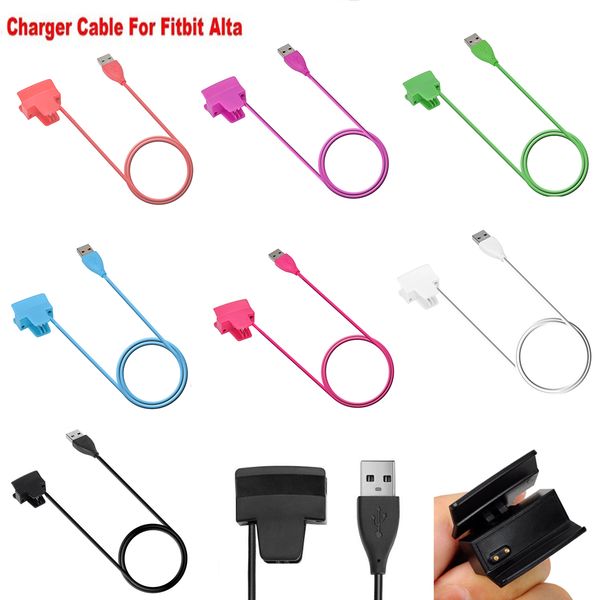 

Fitbit Alta Charger Color USB Charger Replacement Charging Charger Cable Cord for Fitbit Alta Smart Fitness Tracker 30cm No Reset Function