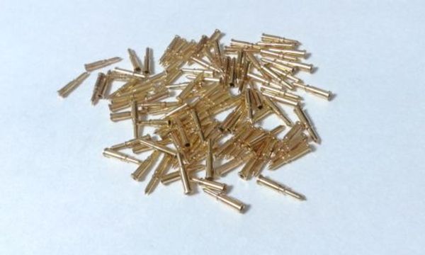

200pcs bnc male pin for bnc rg6 coax coaxial adapter connector
