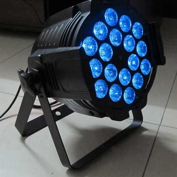 

Par64 18x18 Вт светодиодный свет RGBWA + УФ 6in1 DMX512 светодиодные банки Par