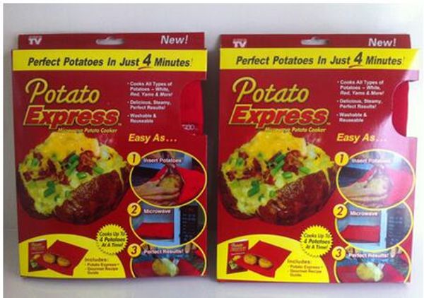 

christmas dinner potato cooking tool bag red washable baked potato microwave cooking quick baking cooking tools with retail boxes