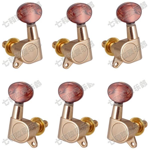 T25 3R3L TUNER ACÚSTICO SING SINGS BOTÃO TUNING PEGS Keys Instrumentos Musicais Acessórios Peças de guitarra