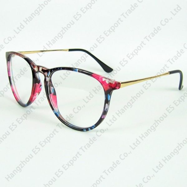 

glasses shop big frame vintage eyeglasses frame and round metal hinge for women and men optical frame