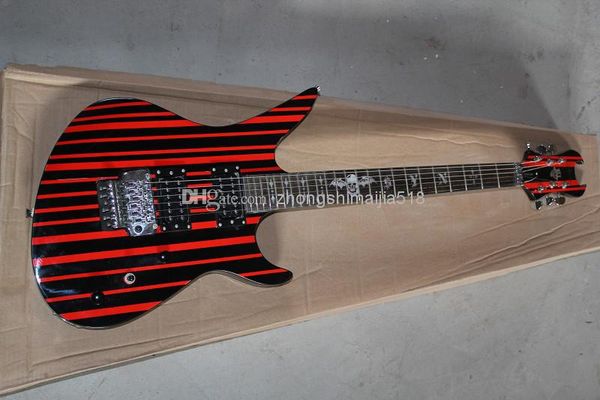 

wholesale synyster custom in red/black line electric guitar electric guitar