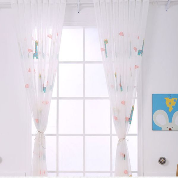 2019 Fashion Sewing Beads The Little Flower Sheer Curtains For